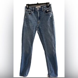 A&F ABERCROMBIE & FITCH The Skinny High Rise Curve Love Jeans Size 26/2R